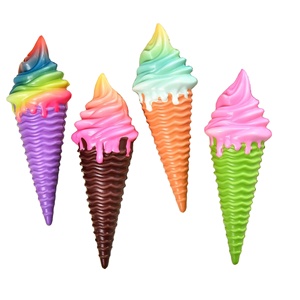 19cm Multi-Color PU Slow <b>Rebound</b> Foam Squishy Simulation Food Ice Cream Stress Squeeze Toy - Product Image 1