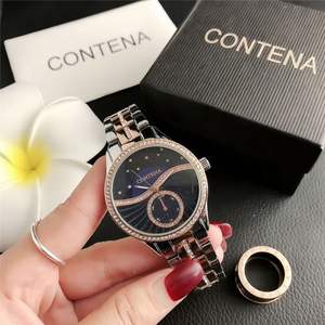 Relojes de hip hop al por mayor, relojes de cuarzo para mujer con etiqueta privada personalizada de fábrica, diseño de moda, relojes de diseñador para dama con diamantes de alta calidad - Product Image 5