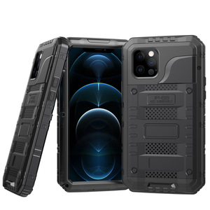 Étui étanche Wolf Warrior pour téléphone compatible avec <span class=keywords><strong>iPhone</strong></span> 14/7/11/12/13/X/<span class=keywords><strong>XR</strong></span> Outdoor Sports Metal Protective 7 Plus <span class=keywords><strong>XR</strong></span> - Product Image 1
