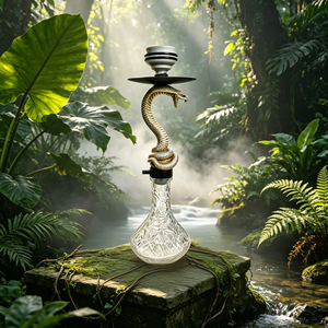 Snake Design Portable <b>Hookah</b> Shisha Set 58CM Luxury <b>Hookah</b> Aluminum Alloy Shisha <b>Hookah</b> Set Arabic <b>Hookah</b> <b>Hookah</b> Pen In Stock - Product Image 4