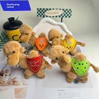 Porte-clés mignon en peluche chameau, pendentif de sac à dos en peluche chameau, cadeau pour couple et enfants