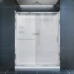 Oumeiga 90x150x195 cm oscura porta scorrevole doccia 60 pollici porta scorrevole doccia per la vendita