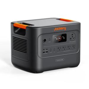 Station d'alimentation portable JA CK ERY Home Power 3000, batterie lithium-ion, charge solaire MPPT, lampe de poche sans fil - Product Image 3