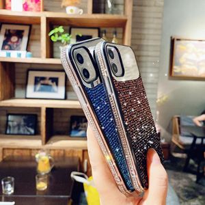 Funda de espejo de moda Ins para Iphone, 12 X XR XS Max 8 7 6, decoración de oro ostentosa con espejo de diamante de maquillaje - Product Image 5