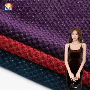 قماش مخملي فضي شعيرات الفضية لفساتين المنسوجات المنزلية الأكثر مبيعًا - Product Image 1