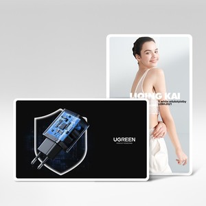 Quảng cáo trong nhà tương thích Ultra Slim cạnh treo tường xây dựng LCD kỹ thuật số biển và hiển thị văn bản hiển thị <span class=keywords><strong>kiosk</strong></span> - Product Image 5