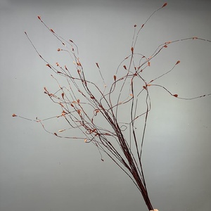 고품질 130cm 4갈래 인조 봄 버드나무 가지 드래곤 윌로우 녹색 식물 웨딩 홈 장식용 - Product Image 5