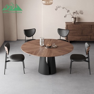 Ensemble <span class=keywords><strong>de</strong></span> salle à manger Wayon <span class=keywords><strong>de</strong></span> haute qualité, design intérieur, <span class=keywords><strong>table</strong></span> ronde élégante avec plateau tournant pour utilisation <span class=keywords><strong>en</strong></span> projet - Product Image 4