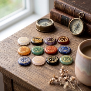 <span class=keywords><strong>Pierre</strong></span> <span class=keywords><strong>de</strong></span> paume en cristal naturel <span class=keywords><strong>de</strong></span> 25 mm gravée OUI/NOU, pour <span class=keywords><strong>la</strong></span> divination, <span class=keywords><strong>la</strong></span> prise <span class=keywords><strong>de</strong></span> décision, <span class=keywords><strong>la</strong></span> réflexion et <span class=keywords><strong>la</strong></span> guérison, <span class=keywords><strong>pierre</strong></span> <span class=keywords><strong>de</strong></span> poche - Product Image 5