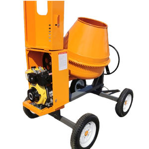 <span class=keywords><strong>Mixer</strong></span> semen gerobak roda portabel kapasitas 350L, mesin pencampur beton konstruksi efisien dengan komponen Motor inti - Product Image 1