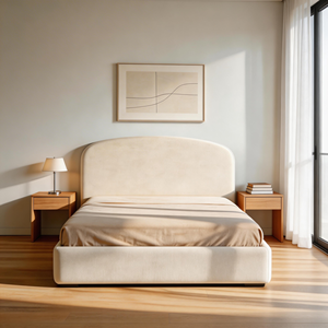 Tête de lit rembourrée en tissu chenille, compressée et enroulable, vente en gros - Product Image 6