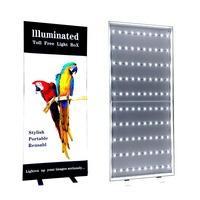 Affiche rétroéclairée à LED, affichage publicitaire, boîte à lumière, cadre en aluminium, boîte à lumière Seg