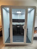 Cabine de bureau préfabriquée insonorisée, cabine insonorisée pour enregistrement vocal, isolation acoustique pour centre d'appels
