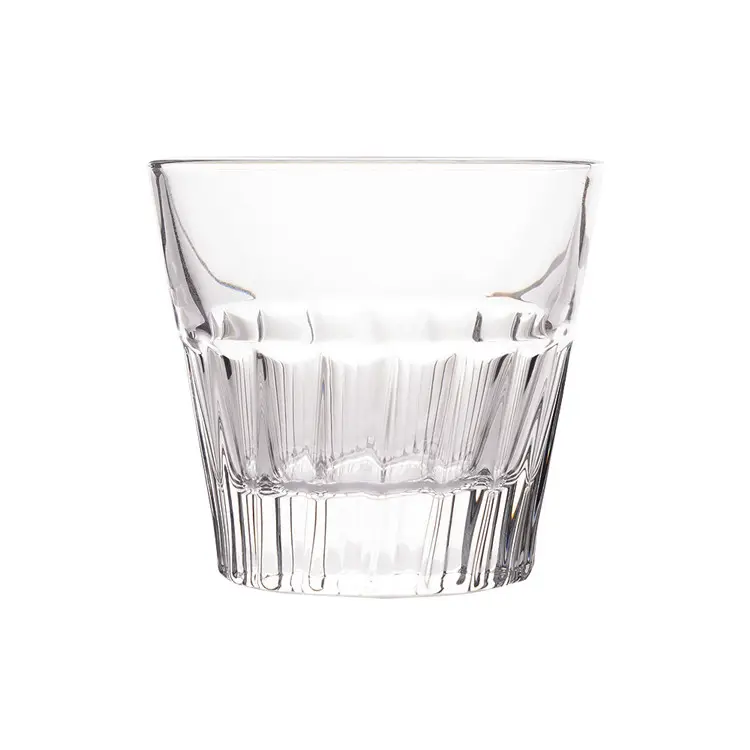 1,5 oz licor alcohol Base de boca redonda Pequeño 250ml Octágono vodka whisky clásico estilo de vidrio Juego de 4 para sublimación