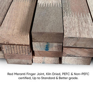 Bois d'ingénierie en meranti rouge haute durabilité, profilés de menuiserie à emboîtement, bois à faible teneur en matières grasses, industries du bois FJRM - Product Image 3