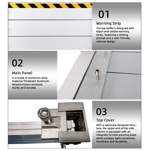 Kit <span class=keywords><strong>de</strong></span> panneaux <span class=keywords><strong>de</strong></span> protection contre les inondations en aluminium réutilisable à installation rapide pour la protection des portes, systèmes <span class=keywords><strong>de</strong></span> protection contre les inondations en aluminium - Product Image 5