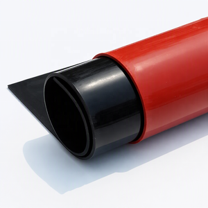 Feuille de caoutchouc silicone rouge/noir 1mm/2mm 250x250mm, résistante à la chaleur, en rouleau, découpe sur mesure, tapis en silicone noir - Product Image 5