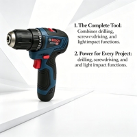 Perceuse électrique professionnelle Bosch-GSB 12V-30, visseuse sans fil, multifonctionnelle, pour la maison, tournevis, bricolage