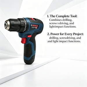 Trapano Elettrico <span class=keywords><strong>Bosch</strong></span>-GSB 12V-30 Professional, Avvitatore Senza Fili, Multifunzione, per Uso Domestico, Cacciavite, Fai-da-Te - Product Image 5