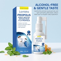 Spray buccal rafraîchissant à la propolis, spray buccal nettoyant portable pour les rendez-vous, spray buccal à l'hydroxyapatite