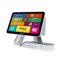 Système de point de vente Zhongji A6 pour restaurant, ensemble complet, accès Internet, terminal de bureau avec impression de jetons, disque dur SSD et écran tactile