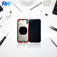 Coque arrière de remplacement originale XR en verre avec cadre en alliage d'aluminium, design barre, 100 % compatible, vente en gros