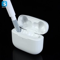 Nettoyeur d'écouteurs stylo nettoyeur d'écouteurs convient aux Airpods casque clavier téléphone et appareil photo brosse de nettoyage d'objectif