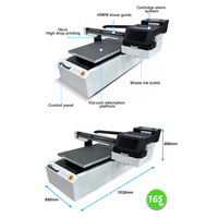 Impresora UV de inyección de tinta de gran formato plana 6090 XP600/I3200 Cabezal de impresión Impresora UV de cama plana máquina automática para pequeñas empresas