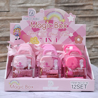 Trousse de Maquillage Rose de Voyage Tendance – Kit de Rouge à Lèvres Haute Qualité Non Toxique, Imperméable, Lavable et Anti-transfert