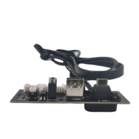 Panel Frontal para Caja de Ordenador, Diseño de Placa de Circuito USB 3.0, Adaptador USB C, Placa de Extensión, Interruptor de Encendido LED, Cable para Placa Base
