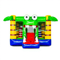 Château gonflable en PVC de qualité commerciale, petit modèle, couleur personnalisable, avec souffleur et kits de réparation pour enfants