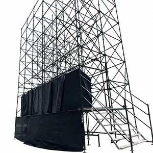 Struttura per ponteggi a traliccio Layher, grande staffa in ferro nero/argento, supporto per schermi per eventi e <span class=keywords><strong>concerti</strong></span> - Product Image 3