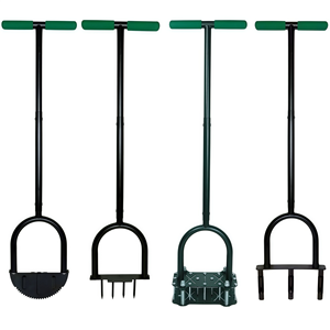 Trimming <b>Edge</b> Lawn Loosening <b>Tool</b> 3-Tine Soil Extractor 4-Prong Spring <b>Garden</b> Cultivator <b>for</b> Lawn Soil Loosening - Product Image 3
