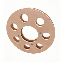 Bobinas de Madera Maciza de Grado Industrial para Enrollar Cable de Fibra Óptica, Solución de Embalaje Industrial