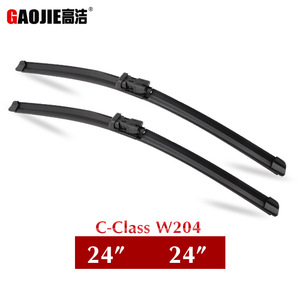 Essuie-glaces avant sans cadre Mercedes-Benz Classe C W204, caoutchouc synthétique, angle de balayage de 180 degrés - Product Image 4