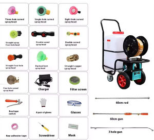 مصنع مخصص متعدد الأغراض 60 لتر كبير ترولي بخاخ حديقة عالي الضغط ليثيوم - Product Image 4