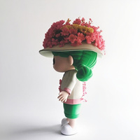 Personalizada mascota diseño flor muñeca dibujos animados mascota 3D muestra espuma tallado empresa mascota animación disfraz y Prop producción