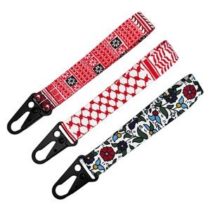 Personalizado Sublimated Palestina Bandeira Neck Lanyard com gancho <span class=keywords><strong>Breakaway</strong></span> <span class=keywords><strong>Keychain</strong></span> e Mapa Acessório Frete Grátis - Product Image 5