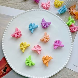 Nuevo estilo coreano Bowknot pequeña garra corazón estrella Color caramelo Mini Clip para niños lindos accesorios para el cabello - Product Image 2
