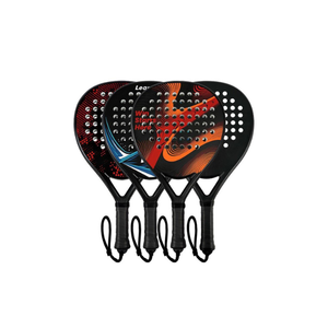 Raqueta de pádel portátil de fibra de carbono lista para envío, raqueta de tenis playa de alta calidad con agarre de espuma EVA. - Product Image 1