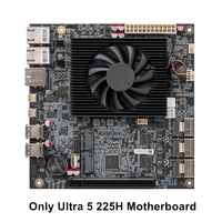 Nouvelle carte mère NAS 14 baies 2x10G LANs Intel Ultra 9 285H 7 255H 32G LPDDR5 Max 12*SATA 2*NVMe 2*USB4 Mini PC de jeu Carte mère