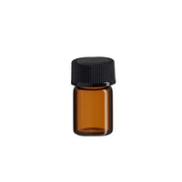 Mini flacons en verre ambré 1ML 2ML 3ML 5ML pour gouttes oculaires bouteilles d'échantillon d'huile essentielle avec bouchon à vis Carton emballé