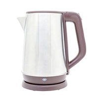 Bouilloire Électrique Sans Fil en Acier Inoxydable 2,0 L avec Base Rotative à 360 Degrés et Contrôle de Température pour Usage Domestique et Hôtelier – Vente en Gros