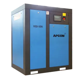 Винтовой воздушный компрессор APCOM VSD-50A 50HP 37KW с постоянным магнитом и переменной скоростью для покраски распылением