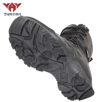 Yakeda Durables Bottes Tactiques d'Extérieur en Cuir Respirant pour Hommes, Style Camouflage de Sécurité, pour Randonnée et Entraînement