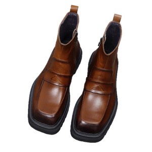 Chaussures habillées formelles de luxe, élégantes et de haute qualité, à talons hauts et semelles épaisses - Product Image 5