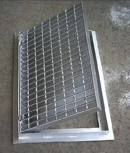 Özelleştirilmiş galvanizli çelik siper kapağı paslanmaz çelik kompakt topuk guard drenaj siper lineer metal ızgara kapak