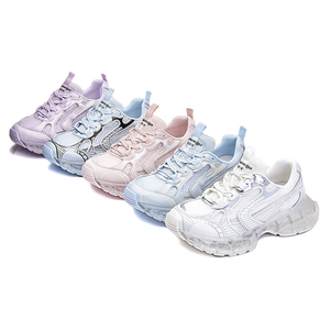 Nuova combinazione di colori sognanti traspiranti scarpe sportive Casual da ragazza primavera per le attività quotidiane di moda <span class=keywords><strong>Sneakers</strong></span> versatili - Product Image 6