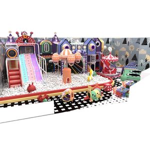 Promotion : Aire de jeux commerciale avec grande piscine à balles, équipement de divertissement pour enfants, aire de jeux intérieure pour enfants avec grand toboggan - Product Image 2