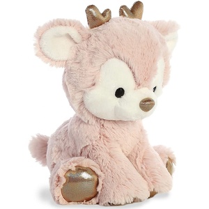 Hươu Peluche Màu Hồng Đáng Yêu Thời Trang Đồ Chơi Nhồi Bông Mềm Cho Bé Gái Trẻ Em - Product Image 2